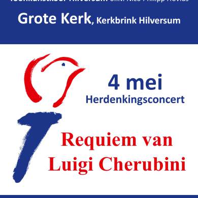 Herdenkingsconcert Toonkunstkoor Hilversum 4 mei 2024